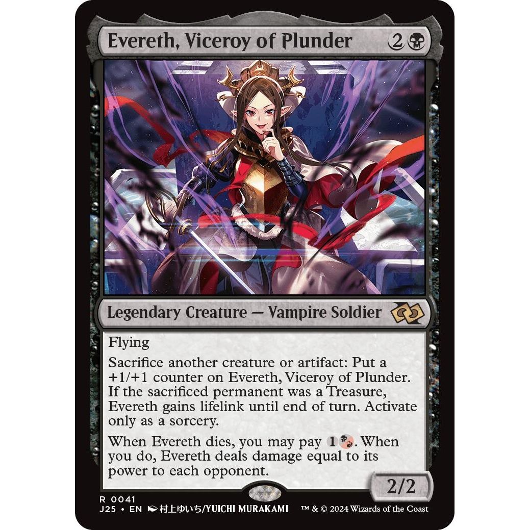 Image for Evereth, Viceroy of Plunder (Anime) (41) (J25) - Magic: The Gathering