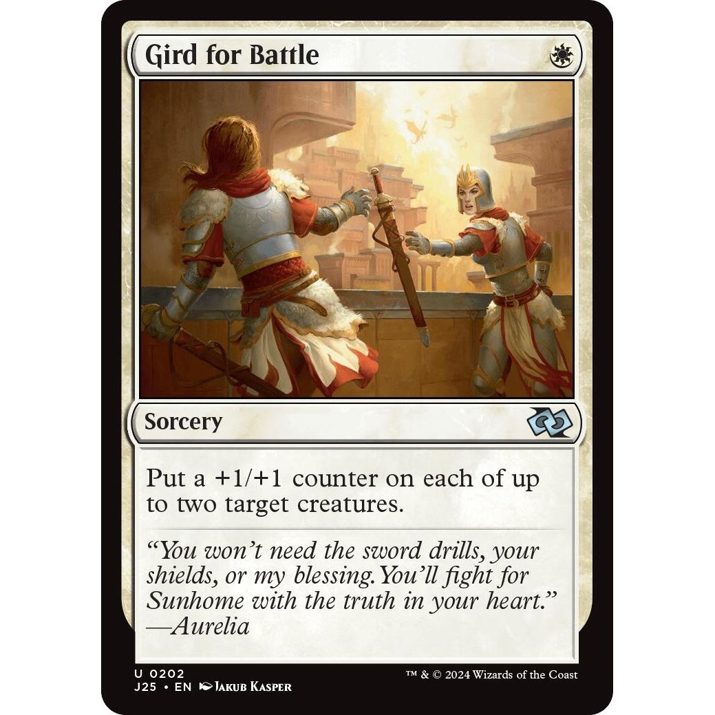 Image for Gird for Battle (202) (J25) - Magic: The Gathering