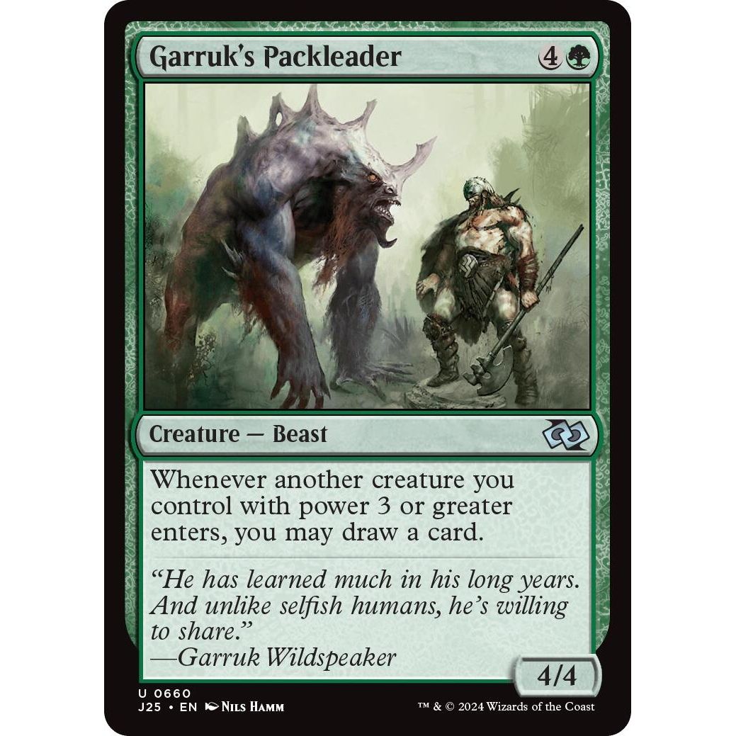 Image for Garruk's Packleader (660) (J25) - Magic: The Gathering