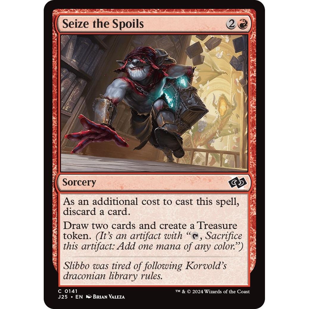 Image for Seize the Spoils (141) (J25) - Magic: The Gathering