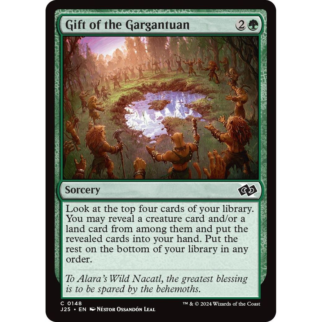 Image for Gift of the Gargantuan (148) (J25) - Magic: The Gathering