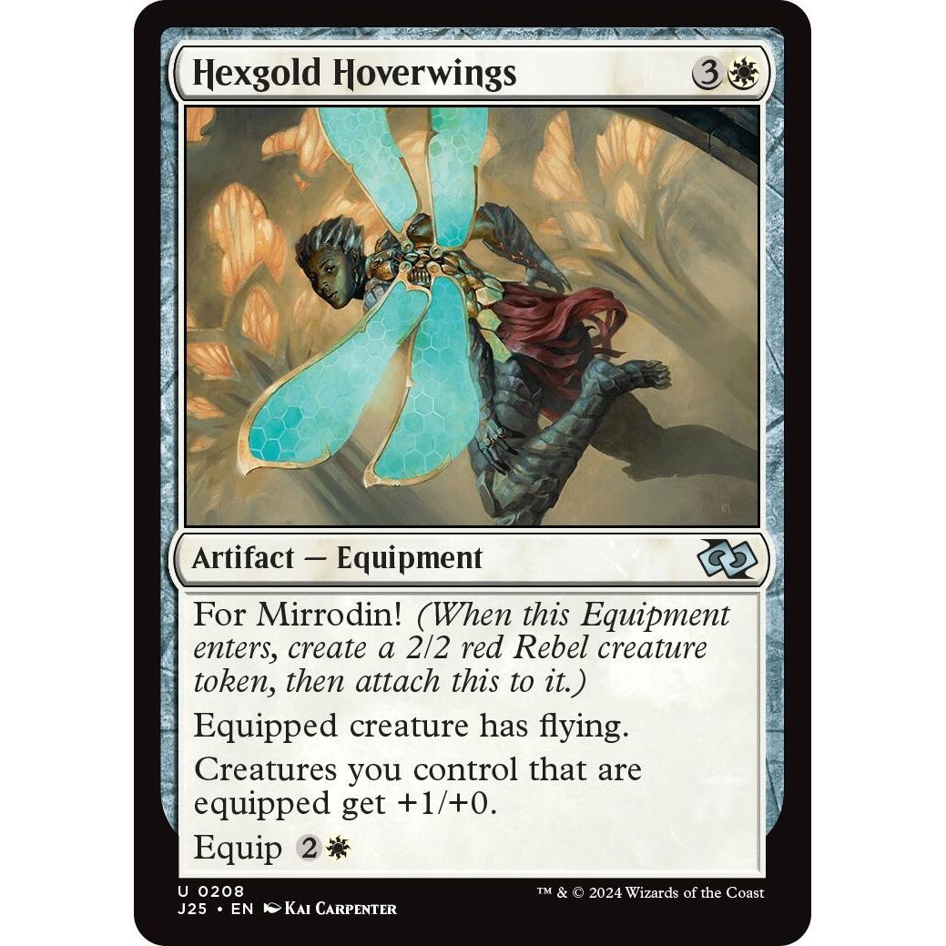 Image for Hexgold Hoverwings (208) (J25) - Magic: The Gathering