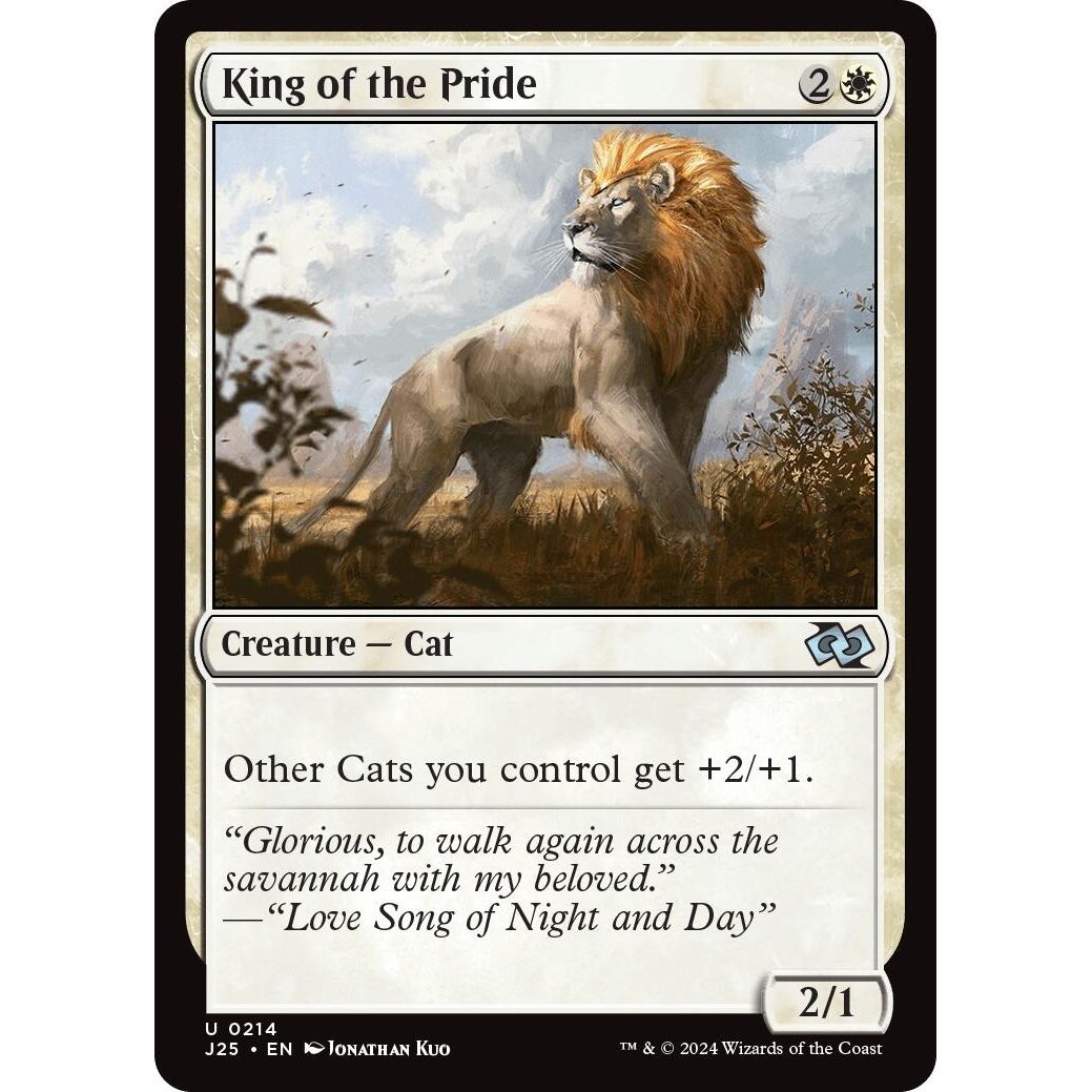 Image for King of the Pride (214) (J25) - Magic: The Gathering
