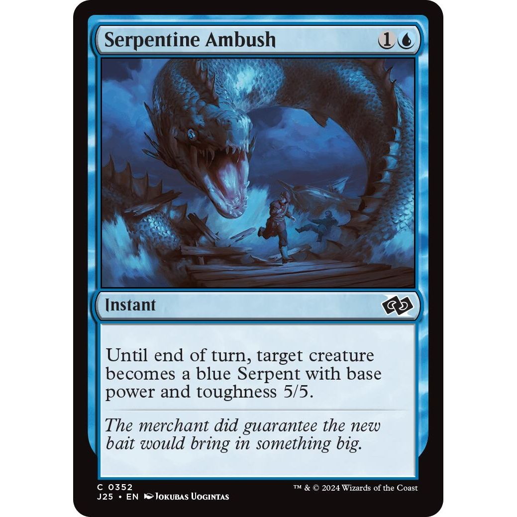 Image for Serpentine Ambush (352) (J25) - Magic: The Gathering