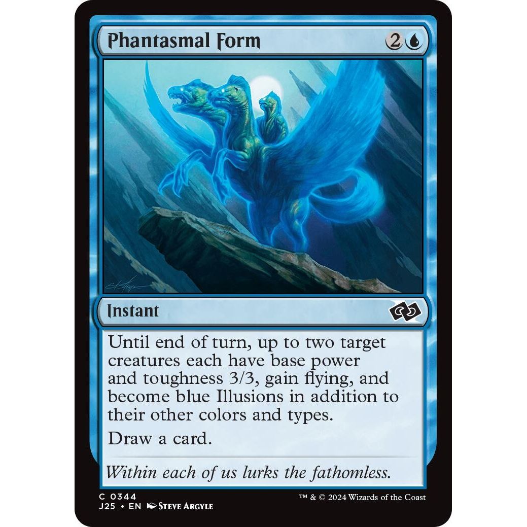Image for Phantasmal Form (344) (J25) - Magic: The Gathering