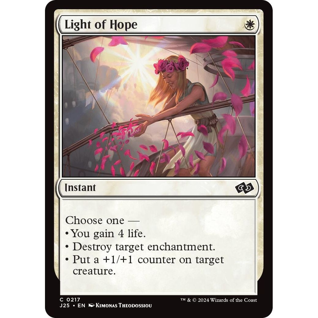 Image for Light of Hope (217) (J25) - Magic: The Gathering