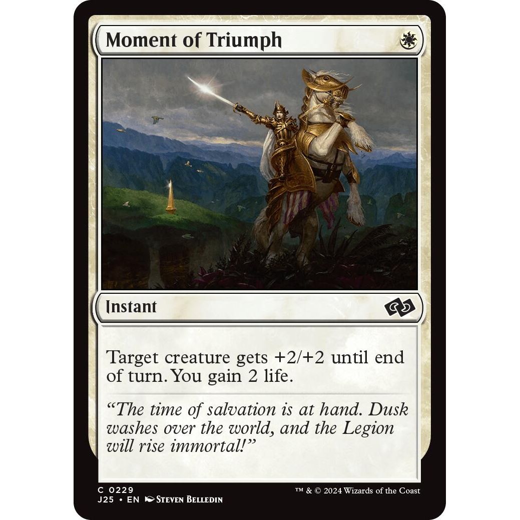 Image for Moment of Triumph (229) (J25) - Magic: The Gathering