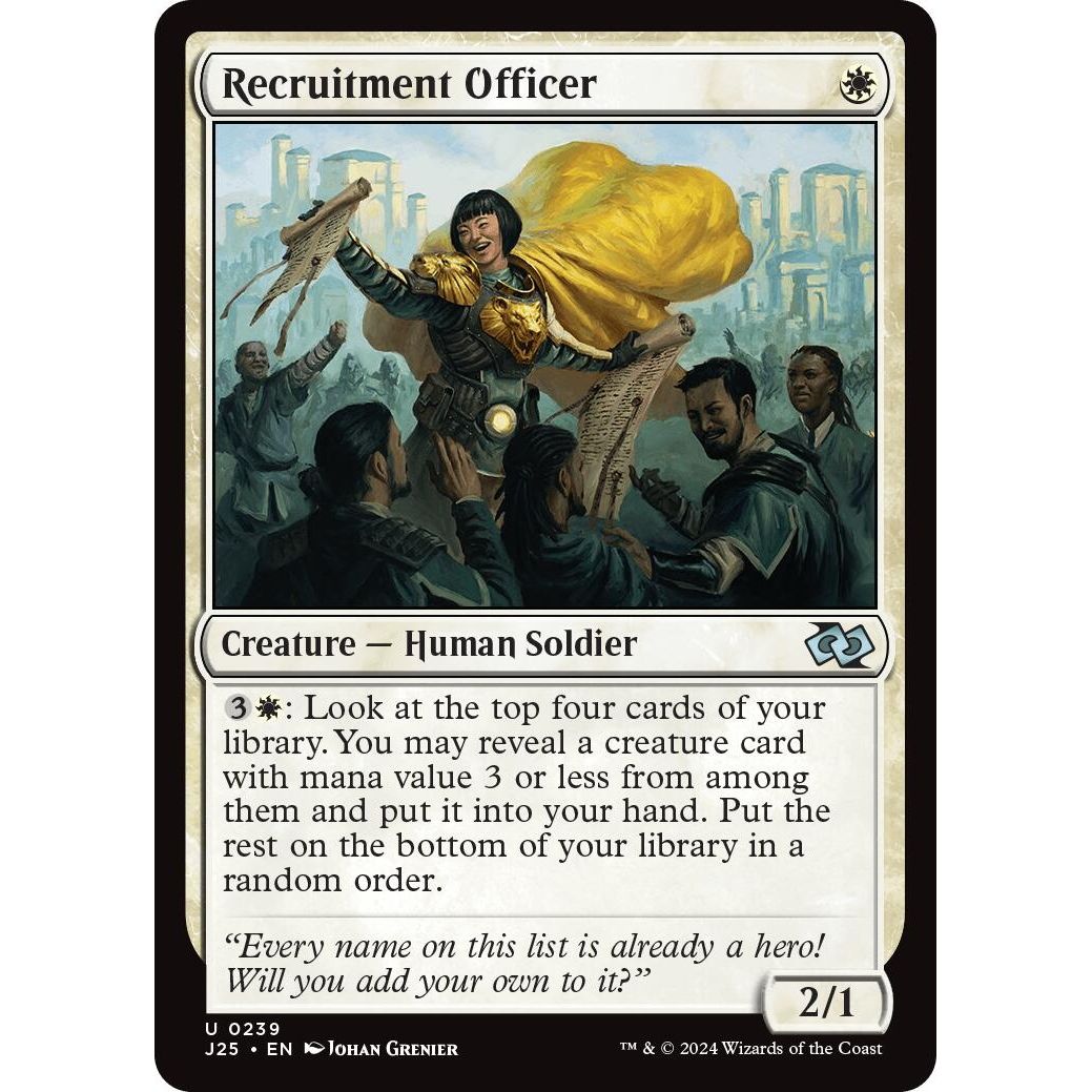 Image for Recruitment Officer (239) (J25) - Magic: The Gathering