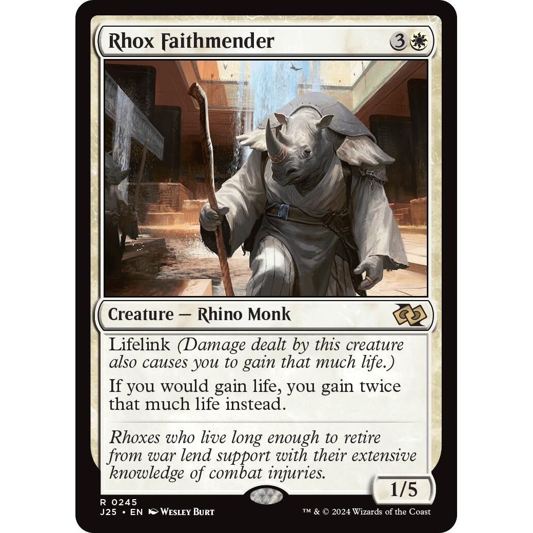 Image for Rhox Faithmender (245) (J25) - Magic: The Gathering