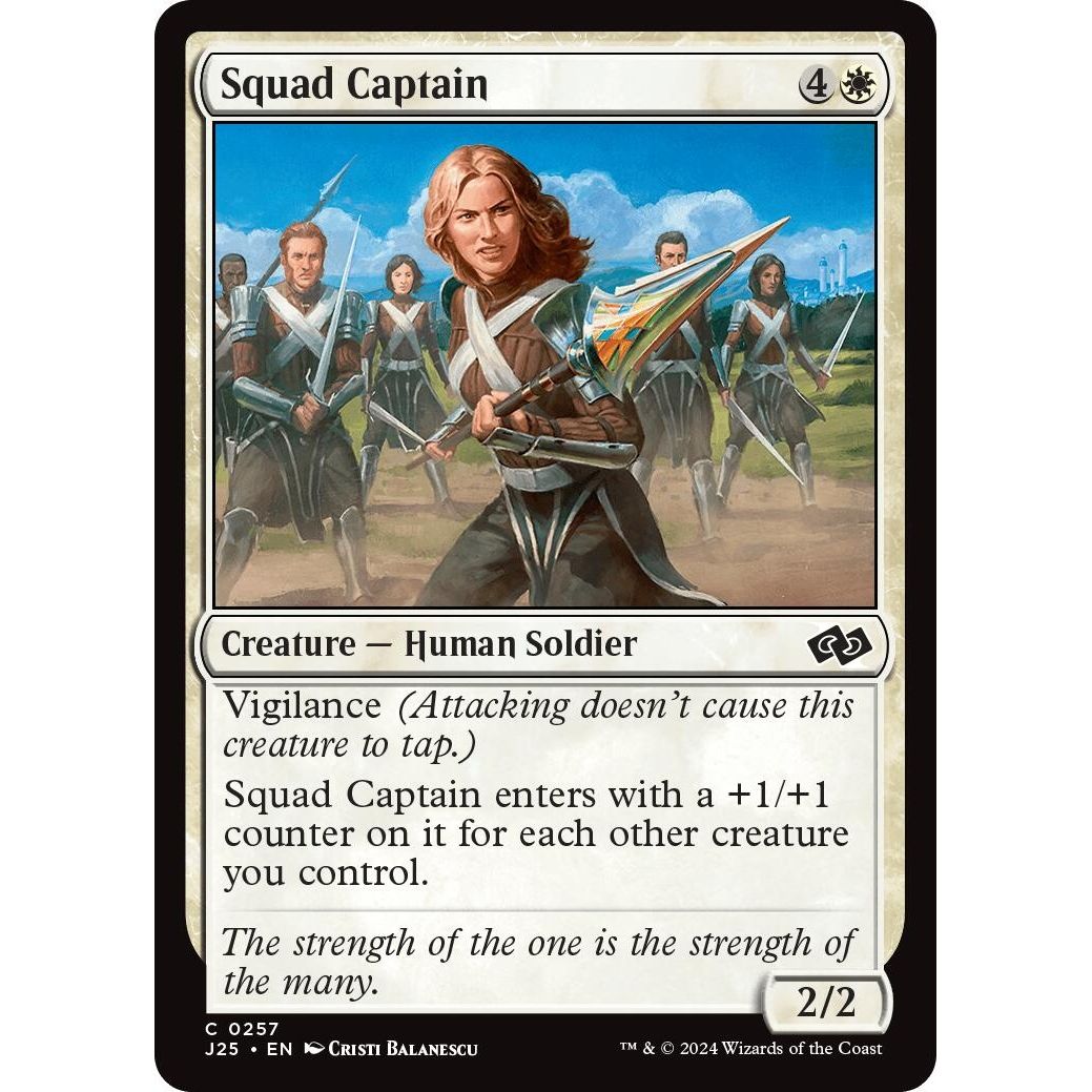 Image for Squad Captain (257) (J25) - Magic: The Gathering