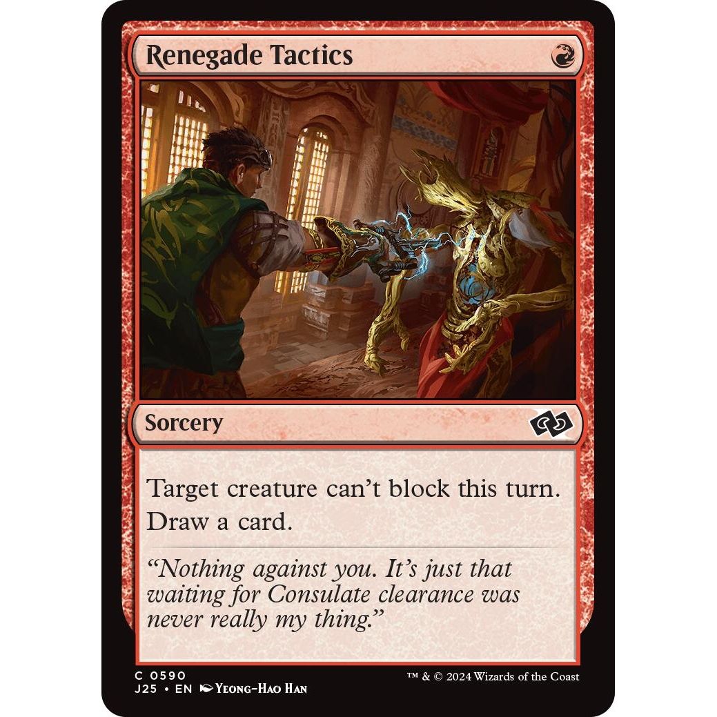 Image for Renegade Tactics (590) (J25) - Magic: The Gathering