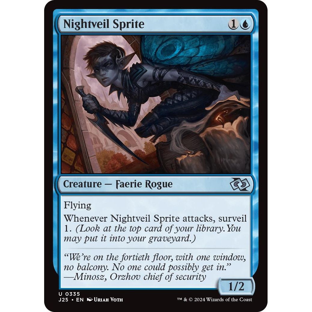 Image for Nightveil Sprite (335) (J25) - Magic: The Gathering