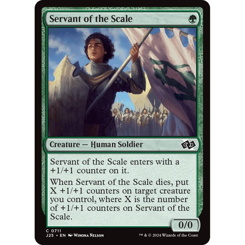 Image for Servant of the Scale (711) (J25) - Magic: The Gathering