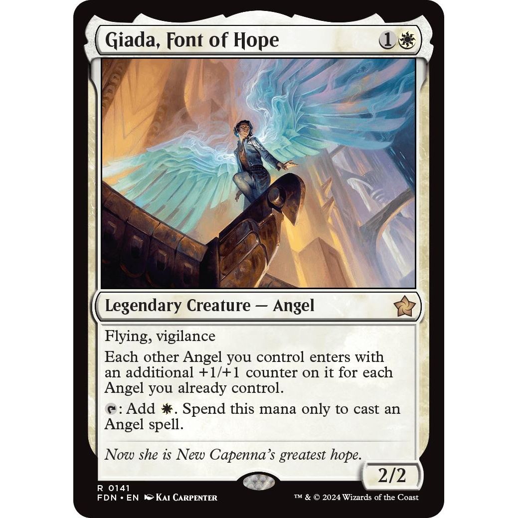 Image for Giada, Font of Hope (141) (FDN) - Magic: The Gathering