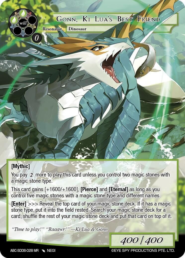 Image for Gonn, Ki Lua's Best Friend (ABC-SD06-028) (ABC-SD06-028 MR) (ABC-SD) - Force of Will
