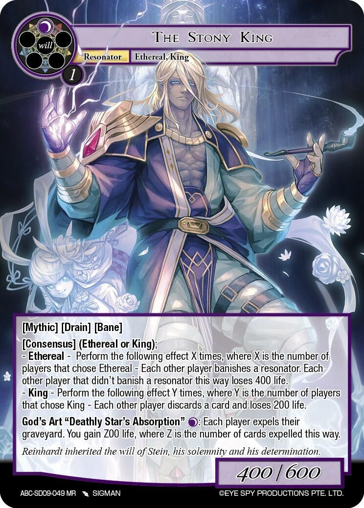 Image for The Stony King (ABC-SD09-049) (ABC-SD09-049 MR) (ABC-SD) - Force of Will