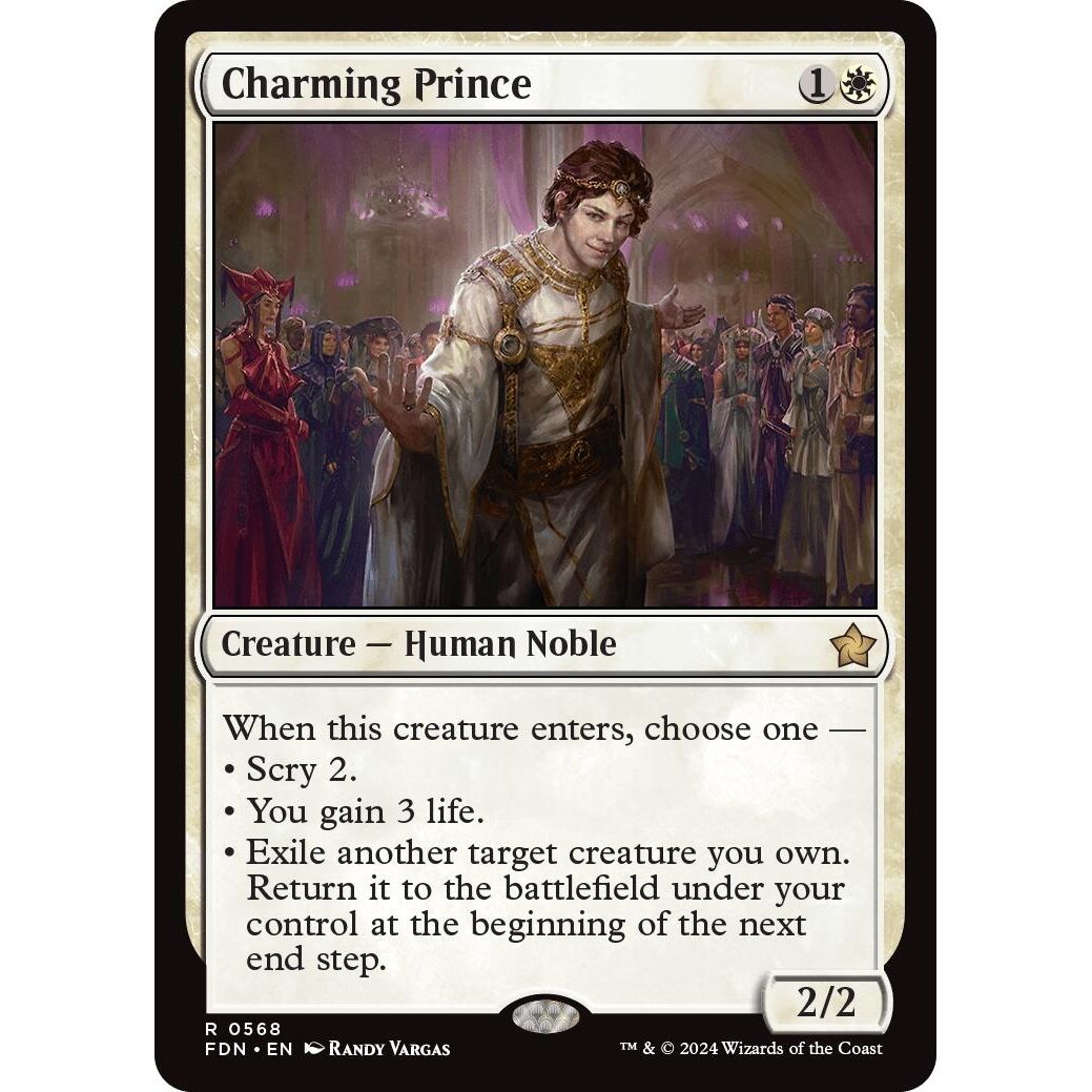 Image for Charming Prince (568) (FDN) - Magic: The Gathering