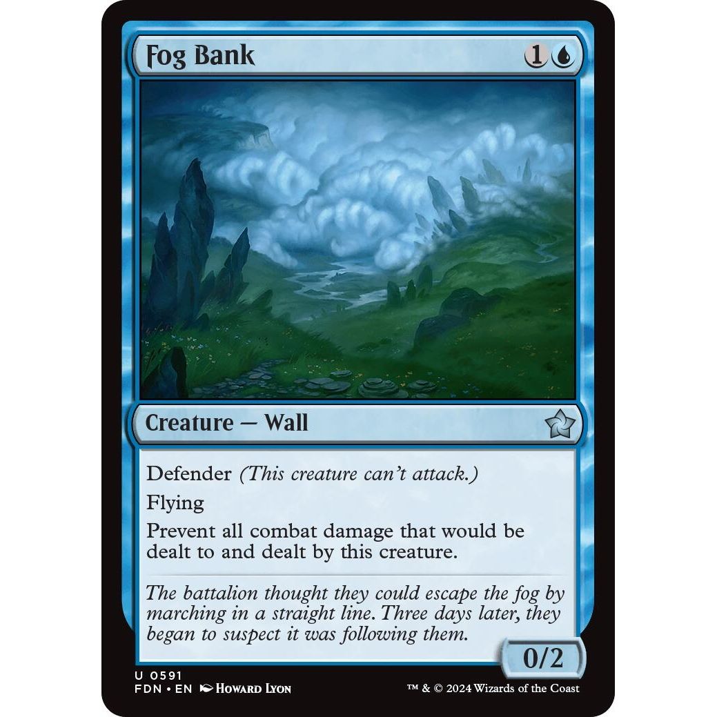 Image for Fog Bank (591) (FDN) - Magic: The Gathering