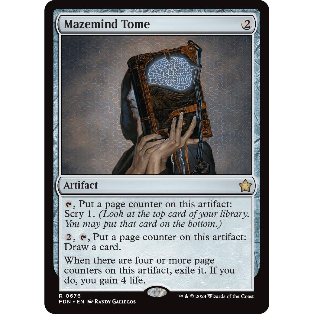 Image for Mazemind Tome (676) (FDN) - Magic: The Gathering