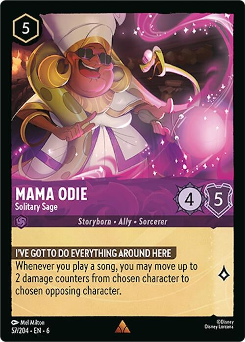 Image for Mama Odie - Solitary Sage (57/204) (6) - Disney Lorcana