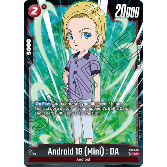 Image for Android 18 (Mini) : DA (Bonus Pack Alternate Art) (FS06-05) (FS06) - Dragon Ball Super: Fusion World