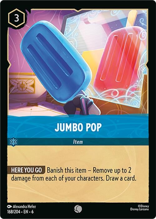 Image for Jumbo Pop (168/204) (6) - Disney Lorcana
