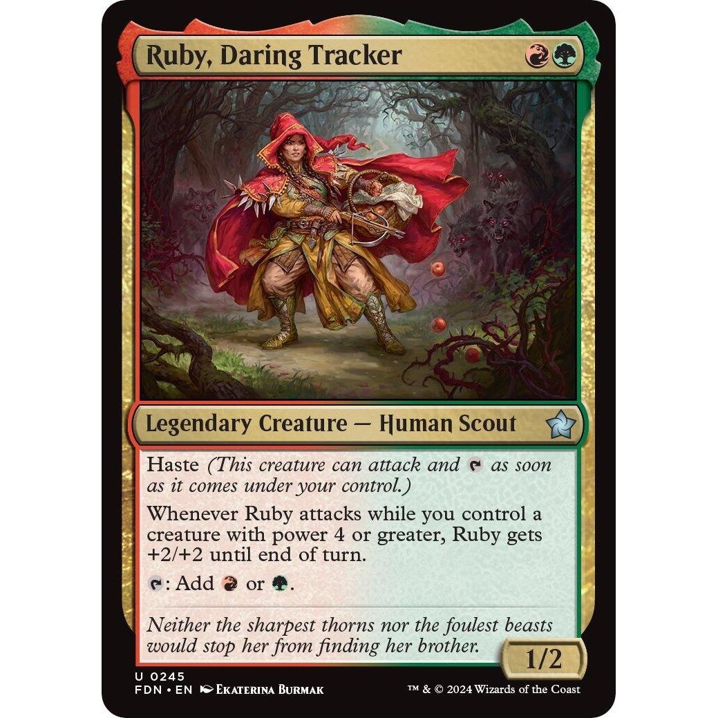 Image for Ruby, Daring Tracker (245) (FDN) - Magic: The Gathering
