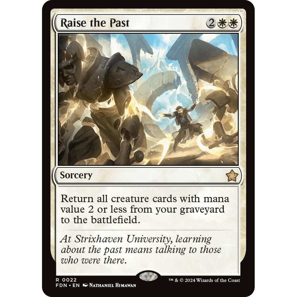 Image for Raise the Past (22) (FDN) - Magic: The Gathering