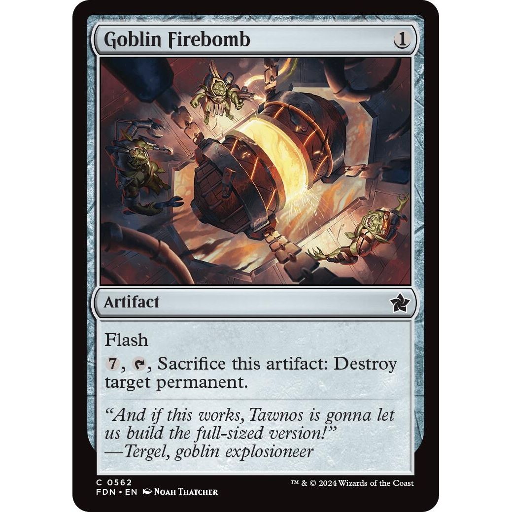 Image for Goblin Firebomb (562) (FDN) - Magic: The Gathering