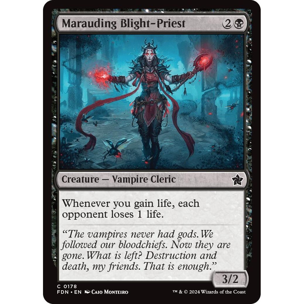 Image for Marauding Blight-Priest (178) (FDN) - Magic: The Gathering