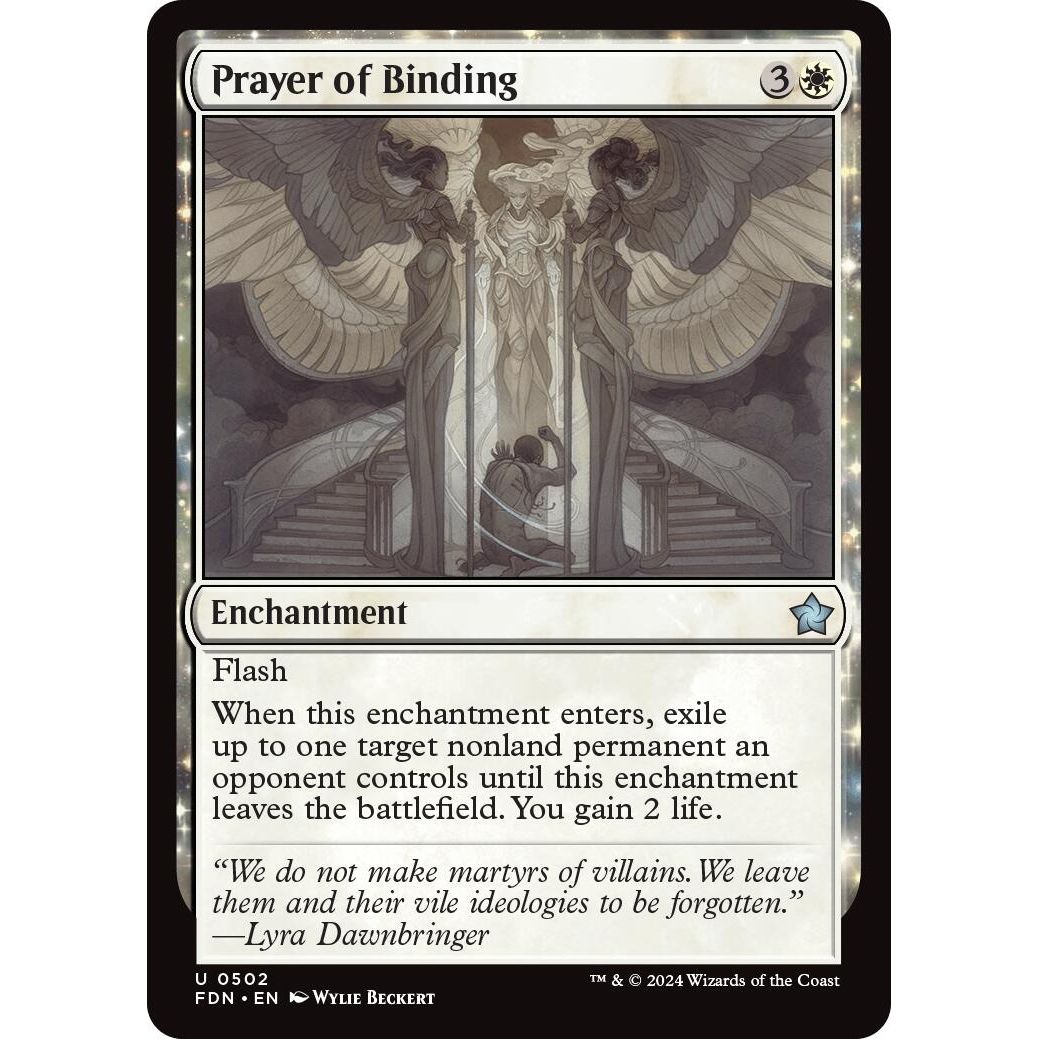 Image for Prayer of Binding (502) (FDN) - Magic: The Gathering