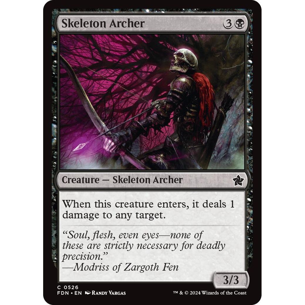 Image for Skeleton Archer (526) (FDN) - Magic: The Gathering