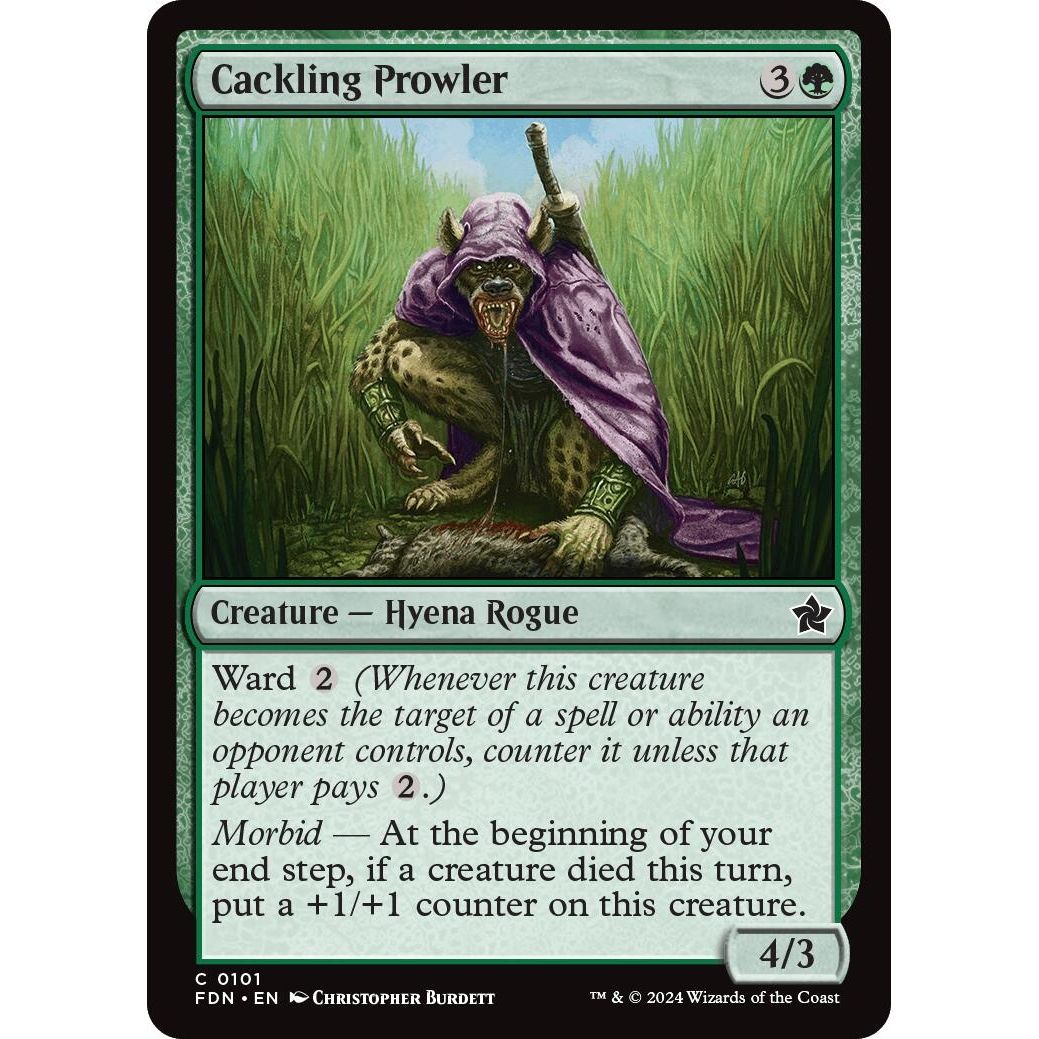Image for Cackling Prowler (101) (FDN) - Magic: The Gathering