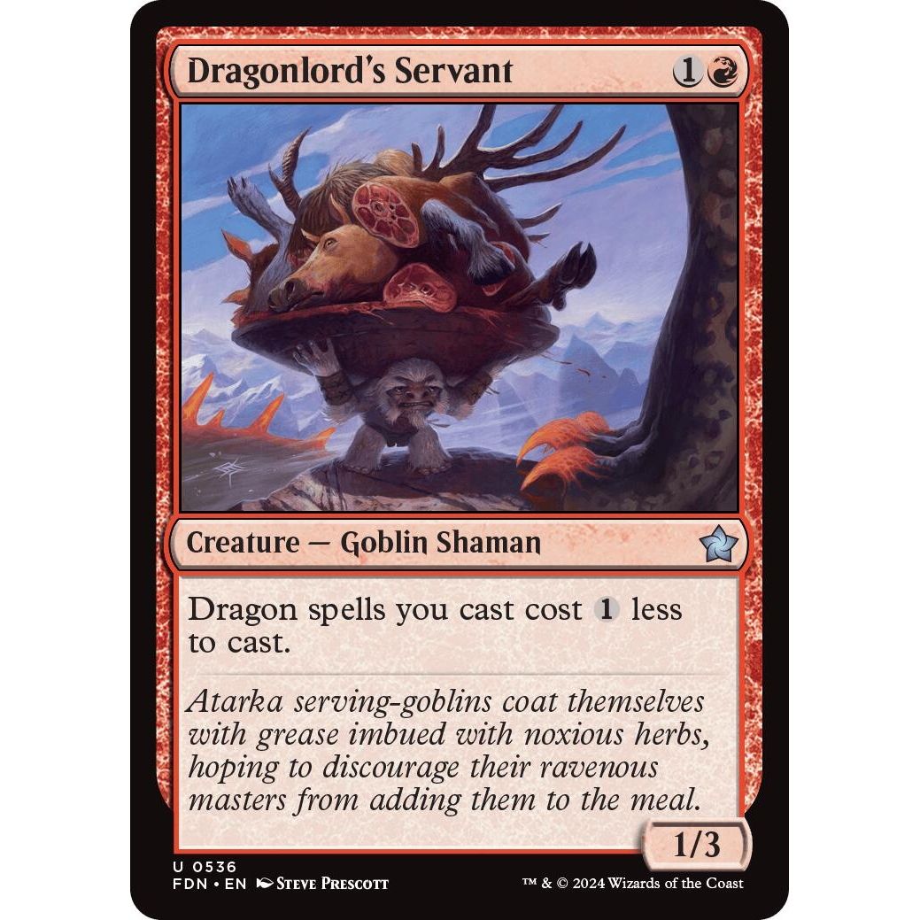 Image for Dragonlord's Servant (536) (FDN) - Magic: The Gathering