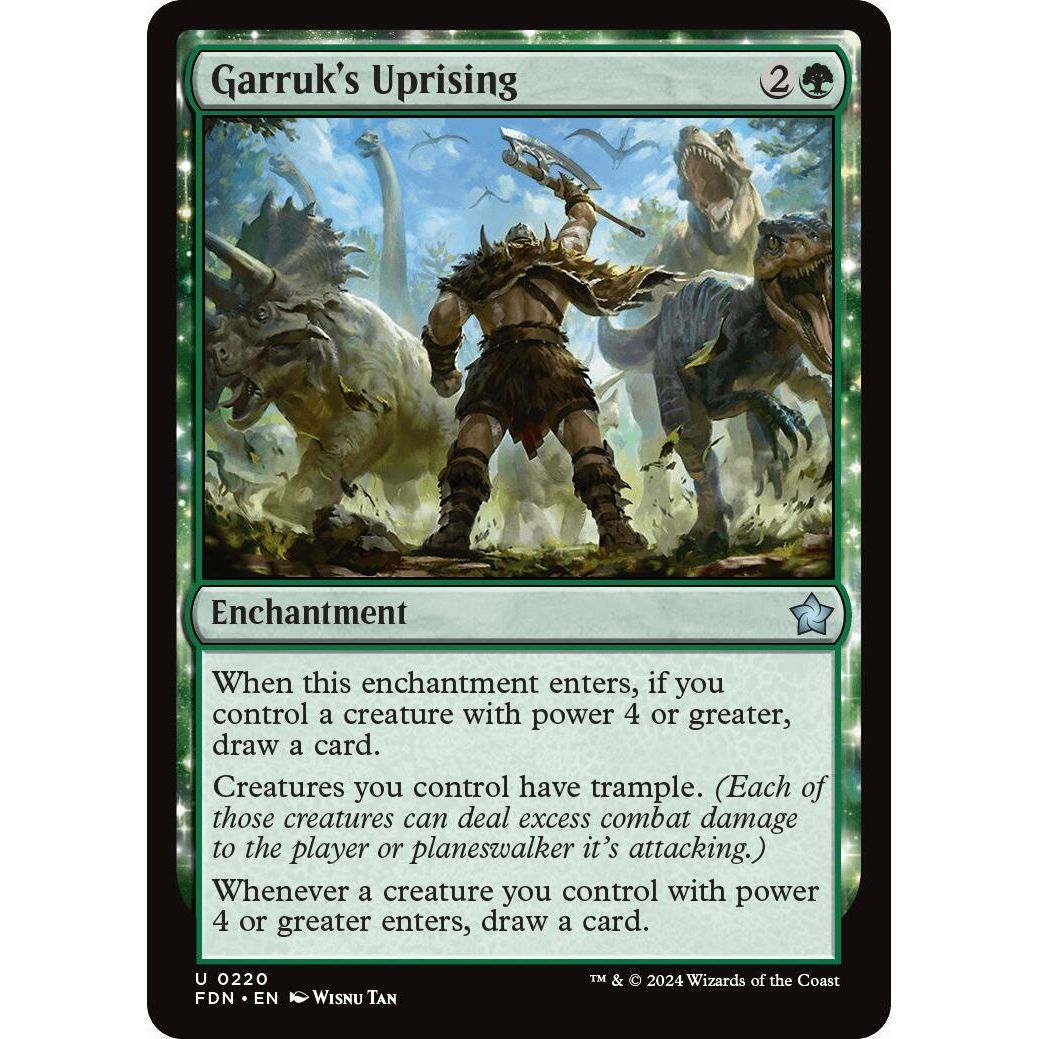 Image for Garruk's Uprising (220) (FDN) - Magic: The Gathering