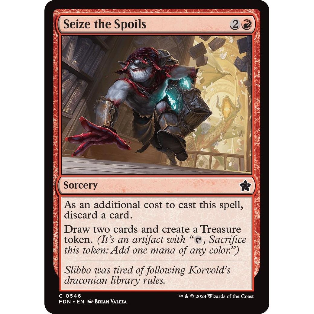 Image for Seize the Spoils (546) (FDN) - Magic: The Gathering