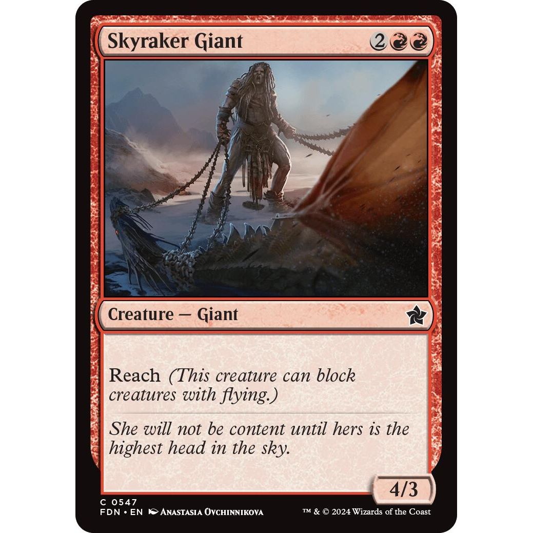 Image for Skyraker Giant (547) (FDN) - Magic: The Gathering