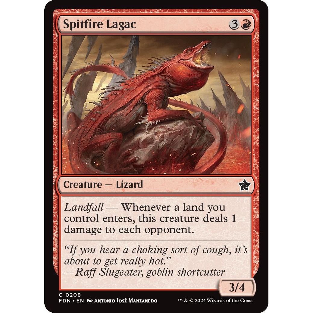 Image for Spitfire Lagac (208) (FDN) - Magic: The Gathering