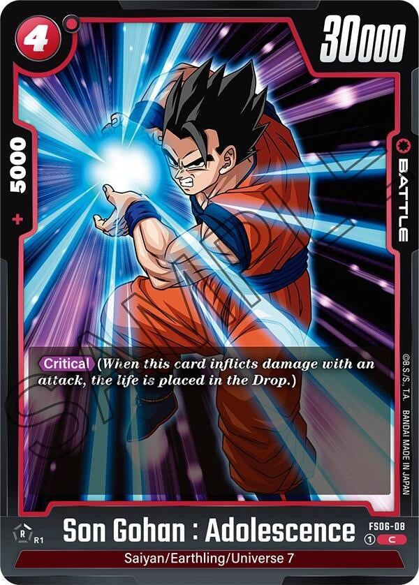 Image for Son Gohan : Adolescence (FS06-08) (FS06) - Dragon Ball Super: Fusion World