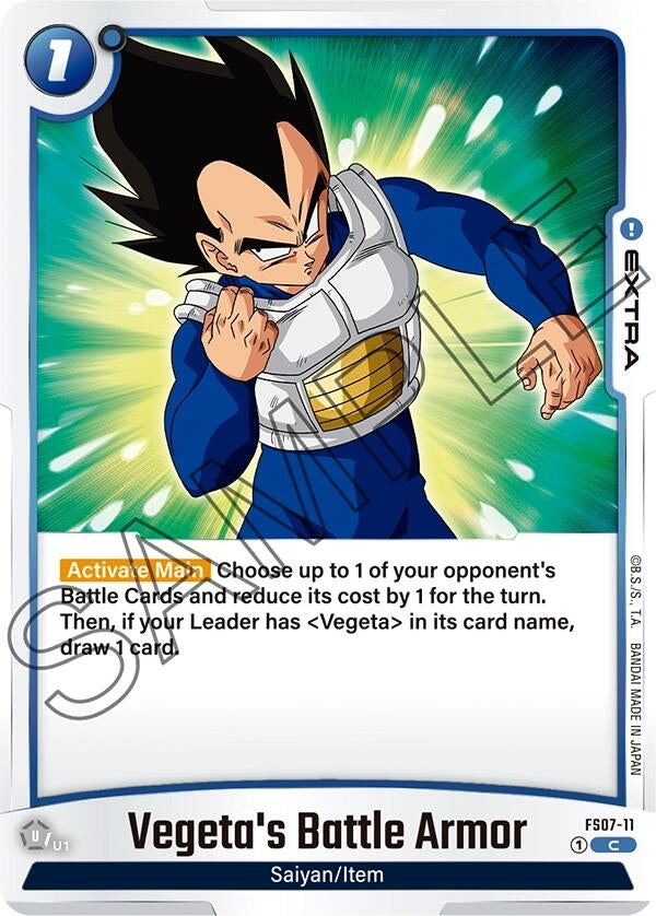 Image for Vegeta's Battle Armor (FS07-11) (FS07) - Dragon Ball Super: Fusion World