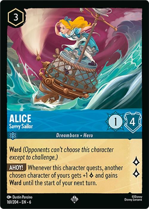 Image for Alice - Savvy Sailor (161/204) (6) - Disney Lorcana
