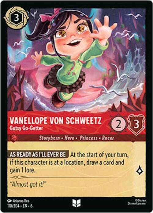 Image for Vanellope von Schweetz - Gutsy Go-Getter (110/204) (6) - Disney Lorcana