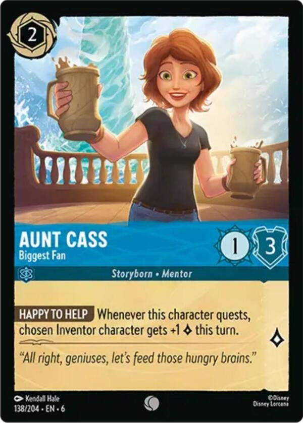 Image for Aunt Cass - Biggest Fan (138/204) (6) - Disney Lorcana