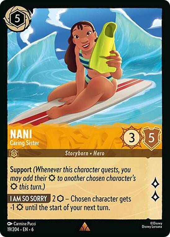 Image for Nani - Caring Sister (19/204) (6) - Disney Lorcana