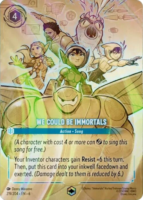 Image for We Could Be Immortals (Enchanted) (219/204) (6) - Disney Lorcana