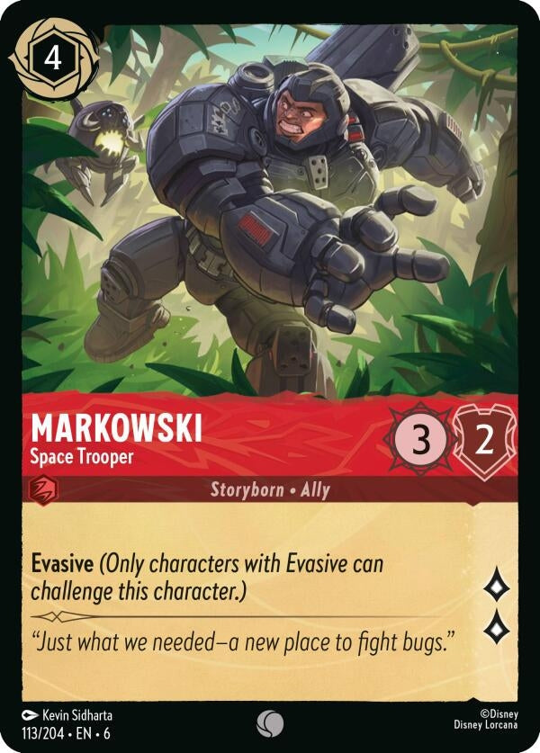 Image for Markowski - Space Trooper (113/204) (6) - Disney Lorcana