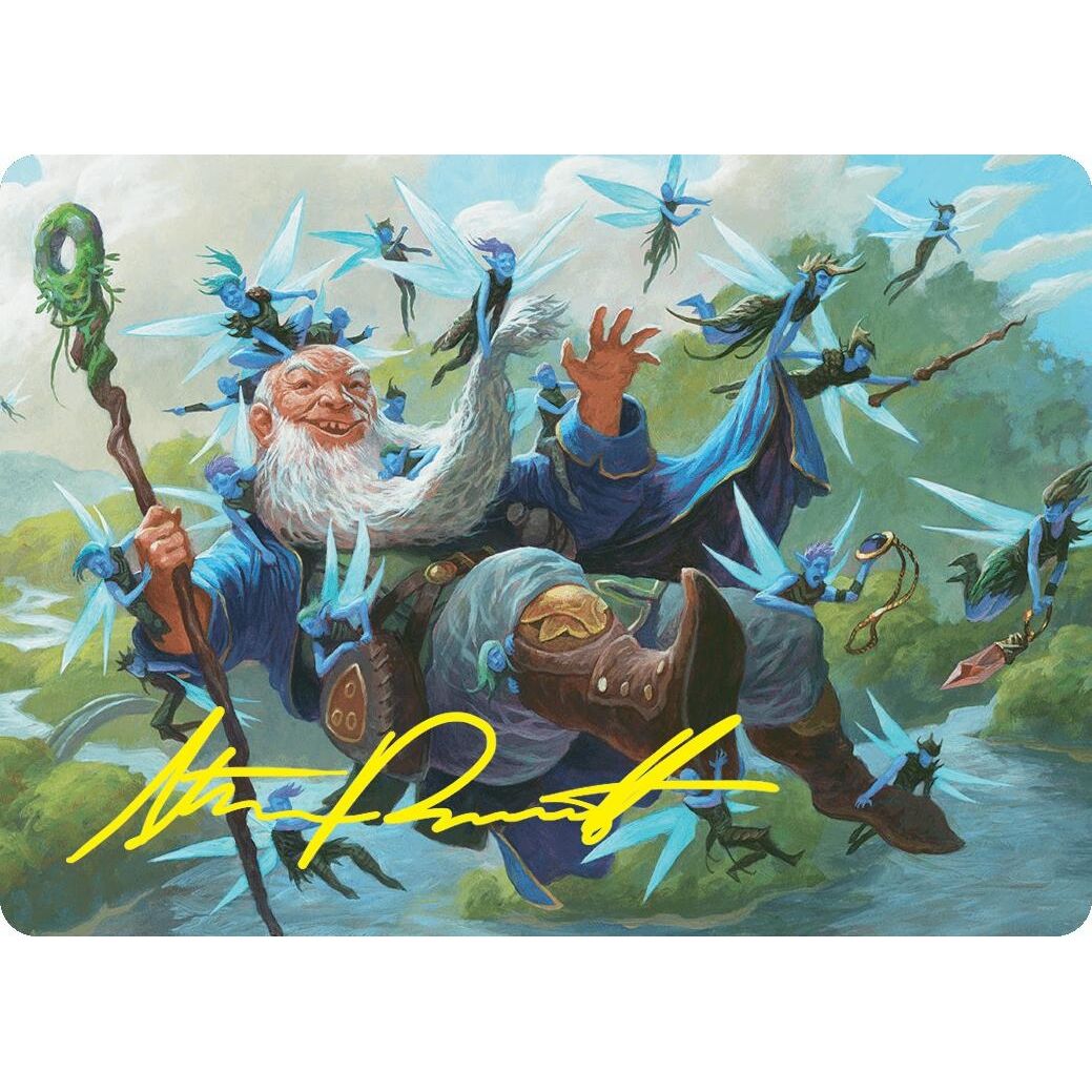 Image for Mischievous Mystic Art Card (7/54) (Gold-Stamped Signature) (7) (ASFDN) - Magic: The Gathering