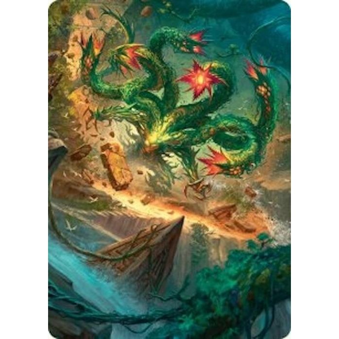 Image for Mossborn Hydra Art Card (42/54) (42) (ASFDN) - Magic: The Gathering
