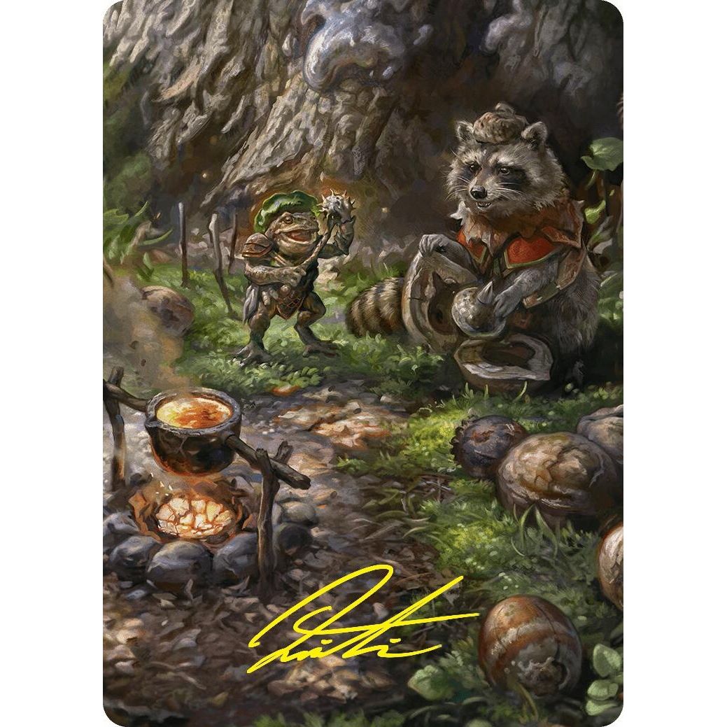 Image for Sylvan Scavenging Art Card (46/54) (Gold-Stamped Signature) (46) (ASFDN) - Magic: The Gathering
