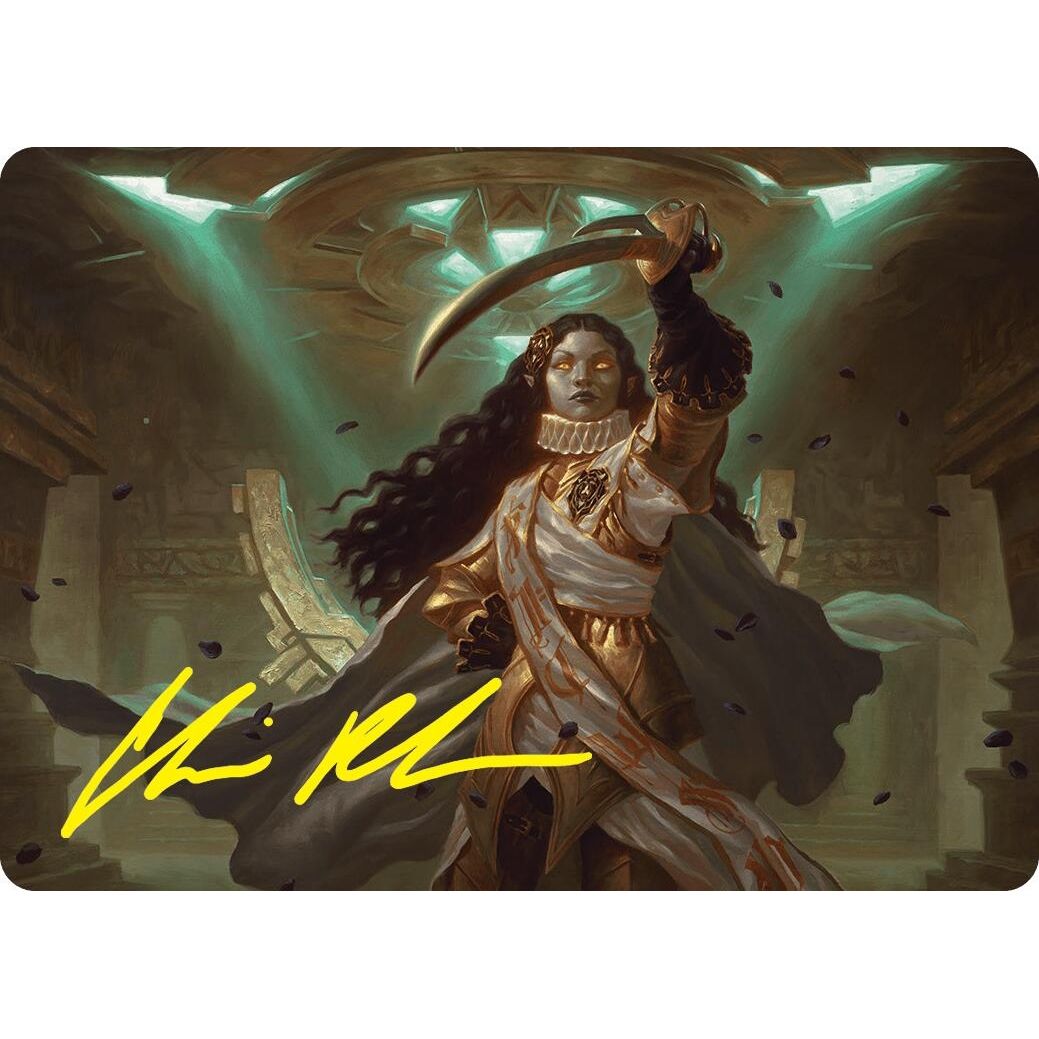 Image for Elenda, Saint of Dusk Art Card (15/54) (Gold-Stamped Signature) (15) (ASFDN) - Magic: The Gathering